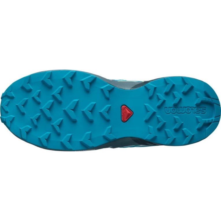 Turquoise Salomon Speedcross Kids' Hiking Shoes | IE UF3809